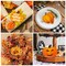 Wooden Pumpkins Ornaments to Paint Halloween Thanksgiving Decoration Cutouts Unfinished 24PCS 3.5 x 3 inches, DIY Blank Unfinished Pumpkin Wood Discs Ornament for Home Harvest Crafts Hanging Autumn De